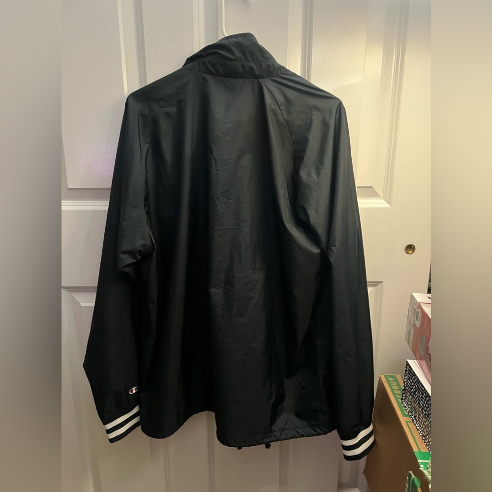 Champion Coaches Jacket Black Vintage style - Picture 5 of 5